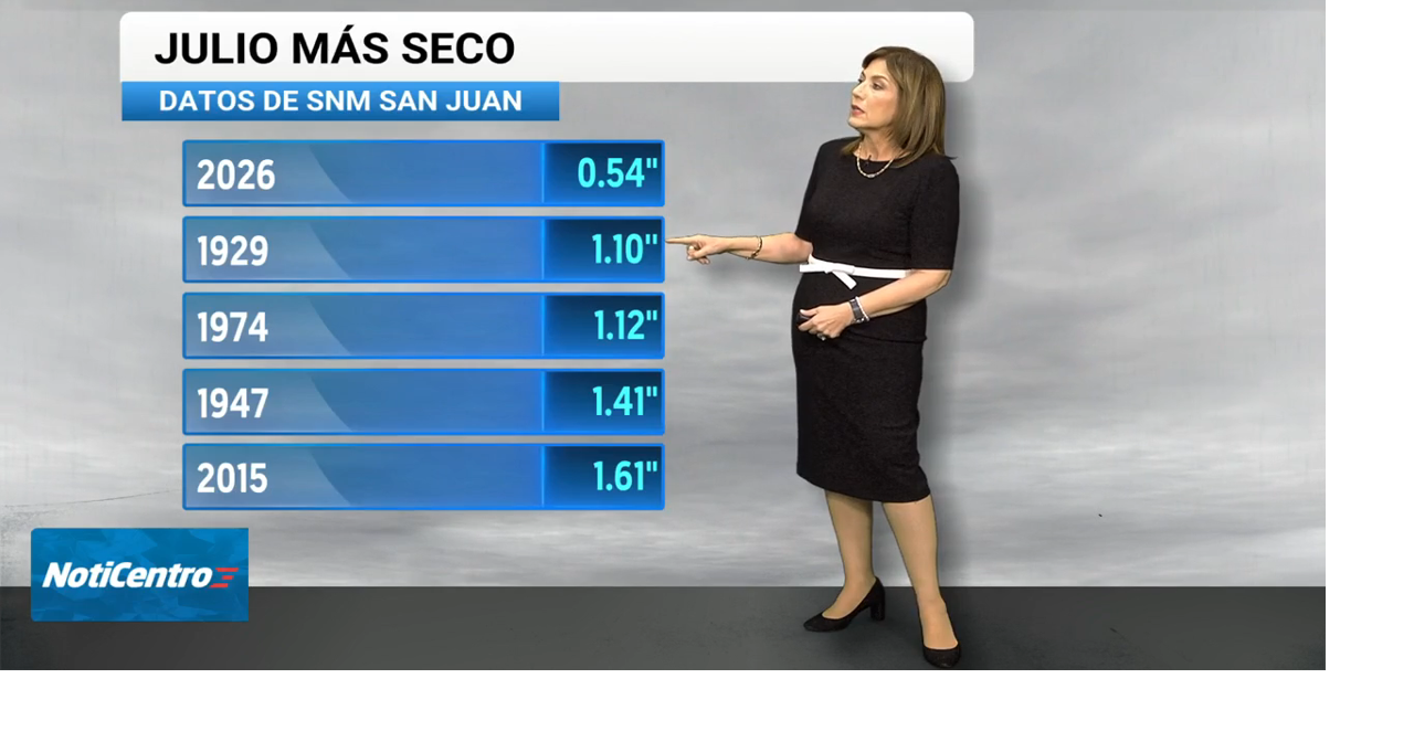 Julio 2026 rompe récord como el mes más seco en más de 120 años en Puerto Rico
