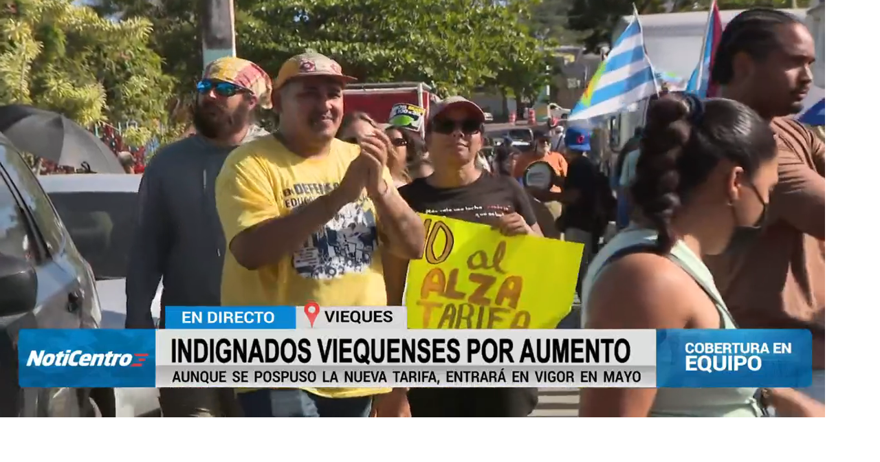 Viequenses protestan contra aumento de tarifas del transporte marítimo