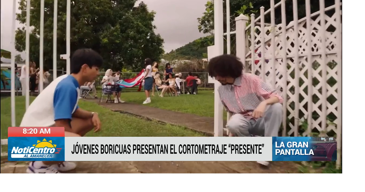 Jóvenes puertorriqueños presentan cortometraje “Presente”
