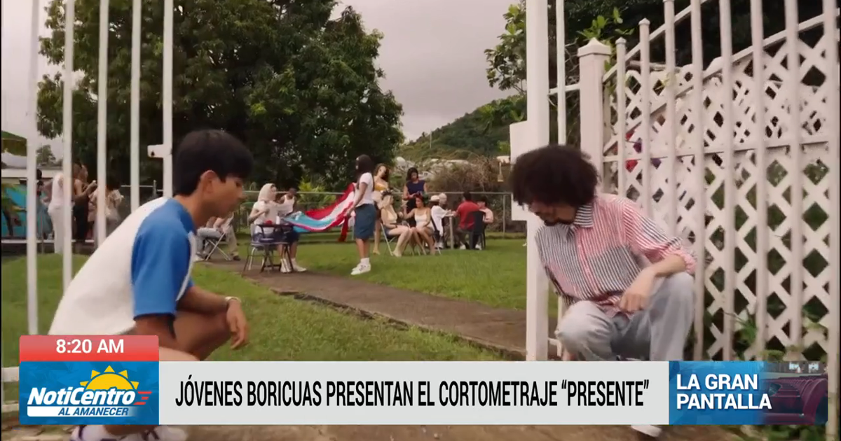 Jóvenes puertorriqueños presentan cortometraje “Presente”