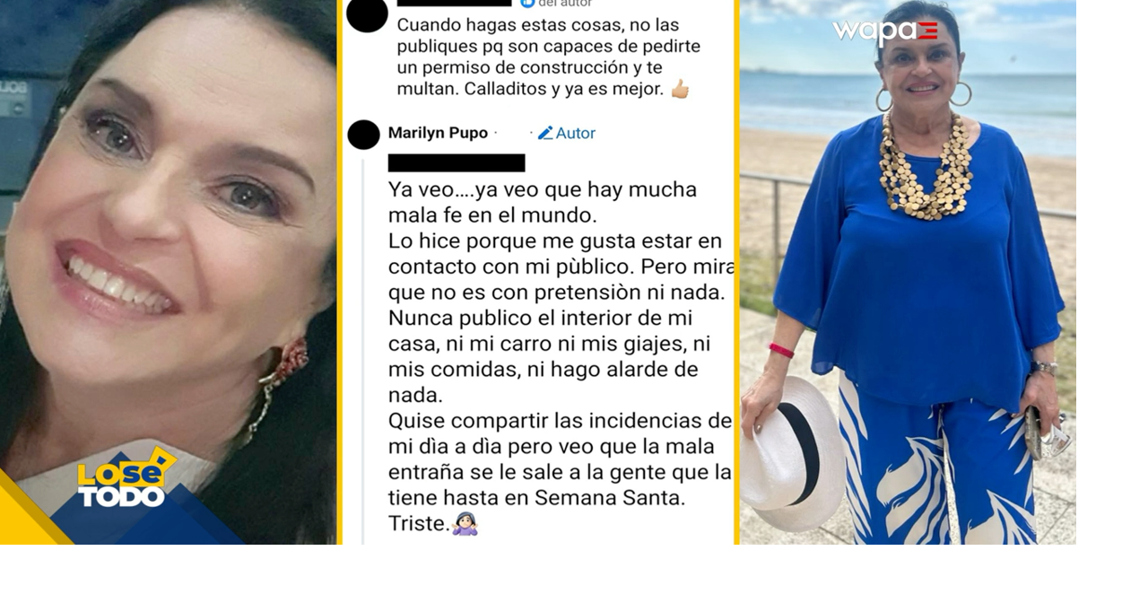 Marilyn Pupo bajo fuego por publicar sobre la construcción de la acera frente a su casa