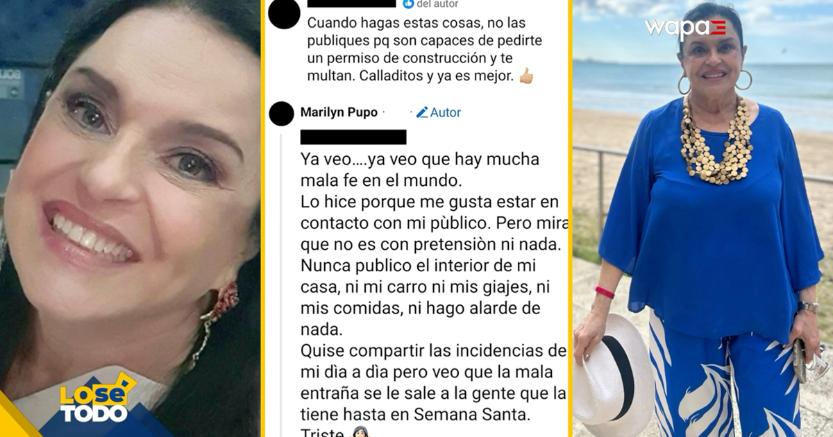 Marilyn Pupo bajo fuego por publicar sobre la construcción de la acera frente a su casa
