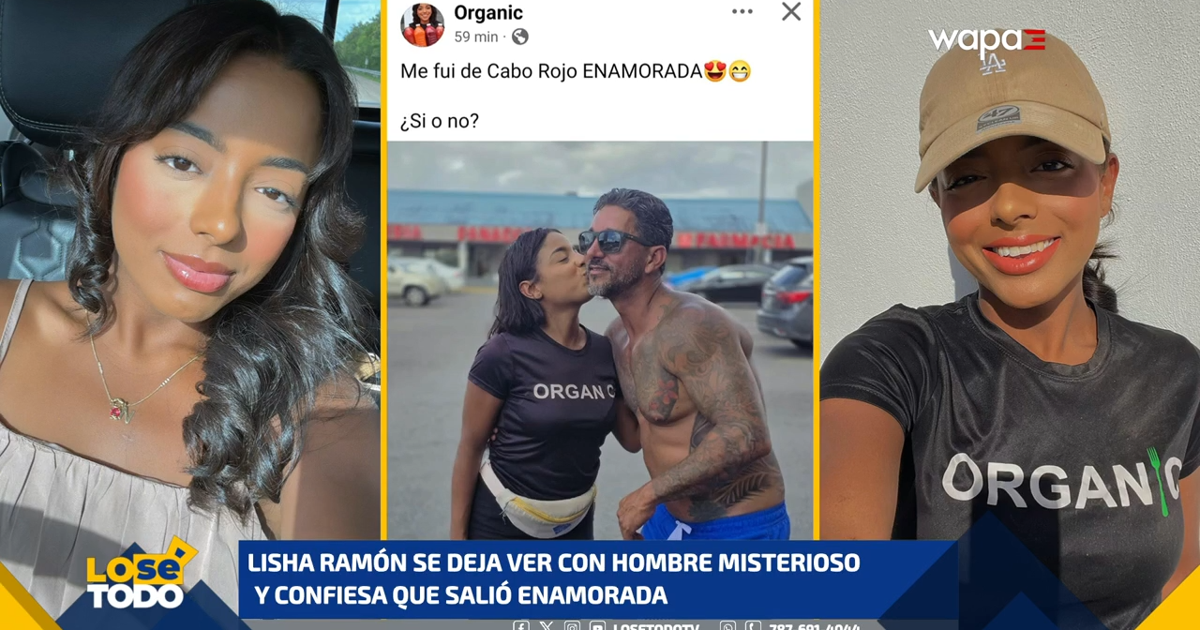 Lisha Ramón se deja ver con hombre misterioso y confiesa que salió enamorada