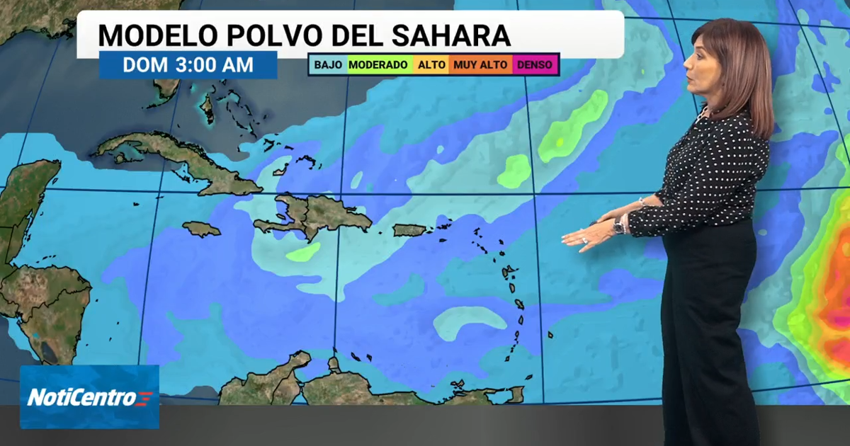 Polvo del Sahara domina el tiempo en Puerto Rico con poca lluvia prevista