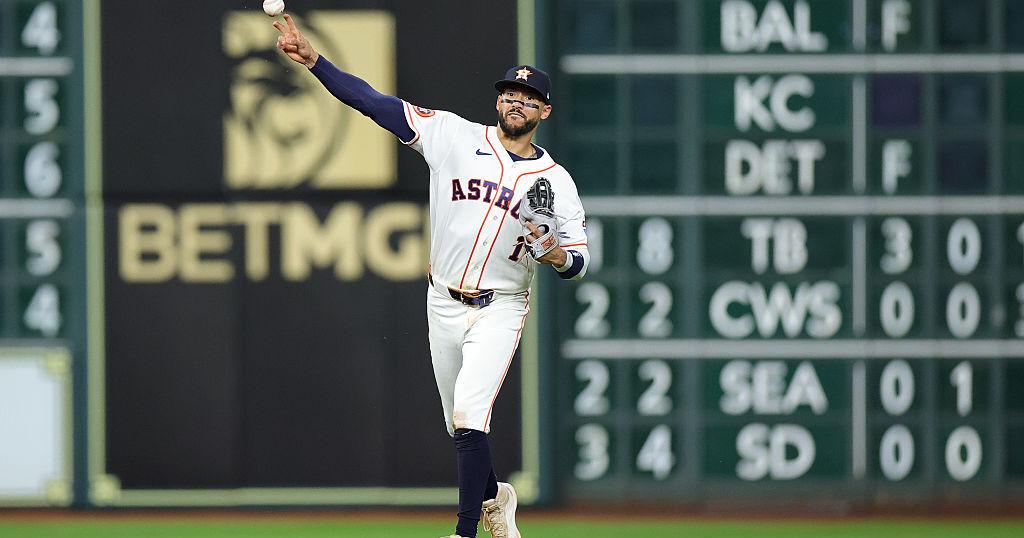 Carlos Correa brilla con su defensa, pero Astros caen ante los Rockies