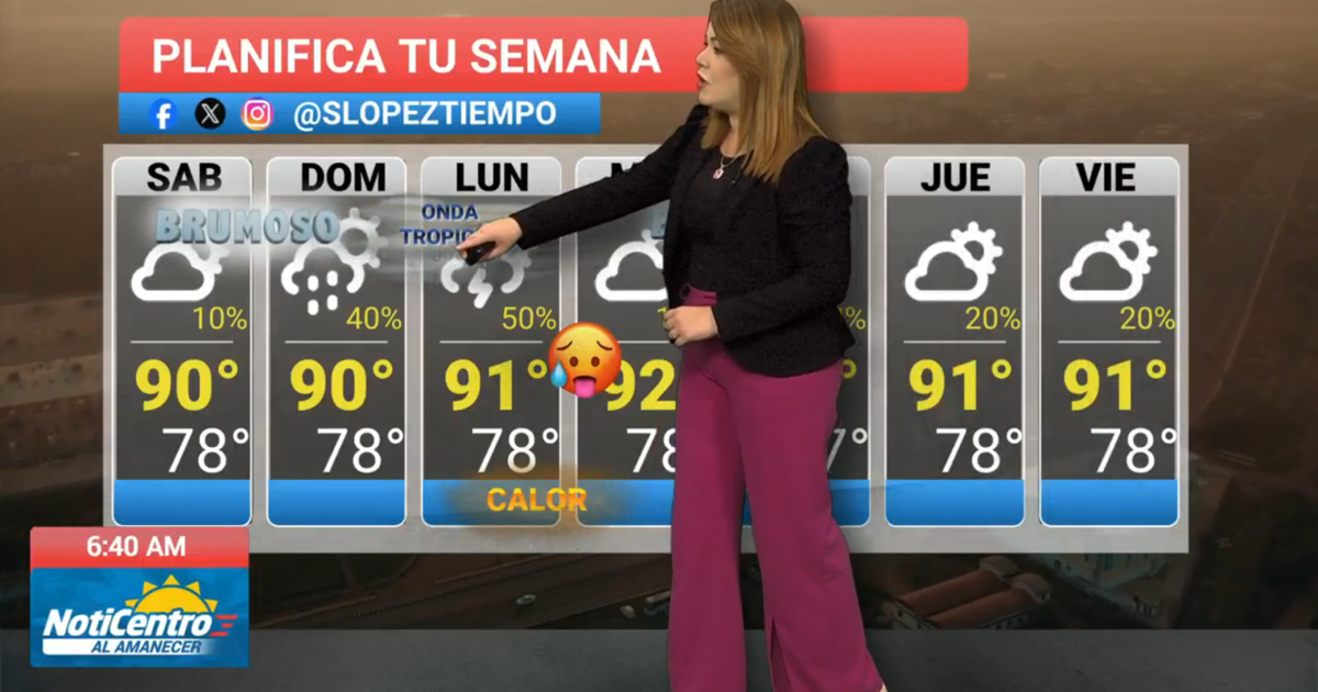 Polvo del Sahara, calor cerca de 90°F y riesgo de incendios marcan el fin de semana en Puerto Rico