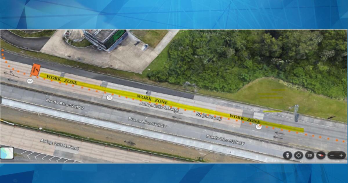 Cerrarán carriles para trabajos en el expreso 52 de San Juan a Caguas