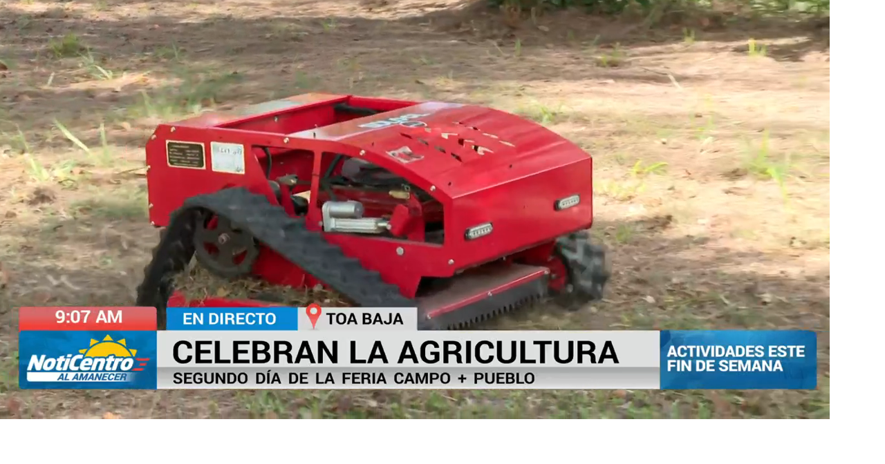 Tecnología agrícola: Podadora de grama que se administra con control remoto