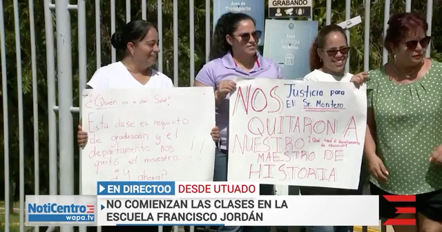 “Cumplan nuestro reclamo”: Padres protestan por mal estado de escuela ...