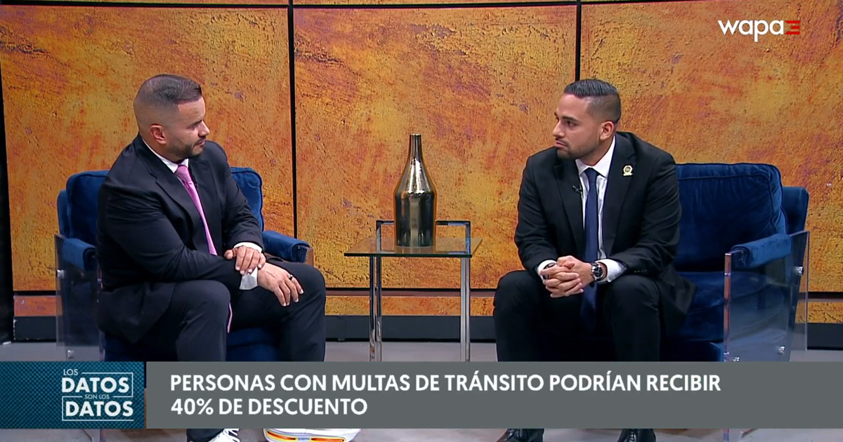 Amnistía de multas de tránsito supera meta y recauda $71 millones, dice "Cheito" Hernández