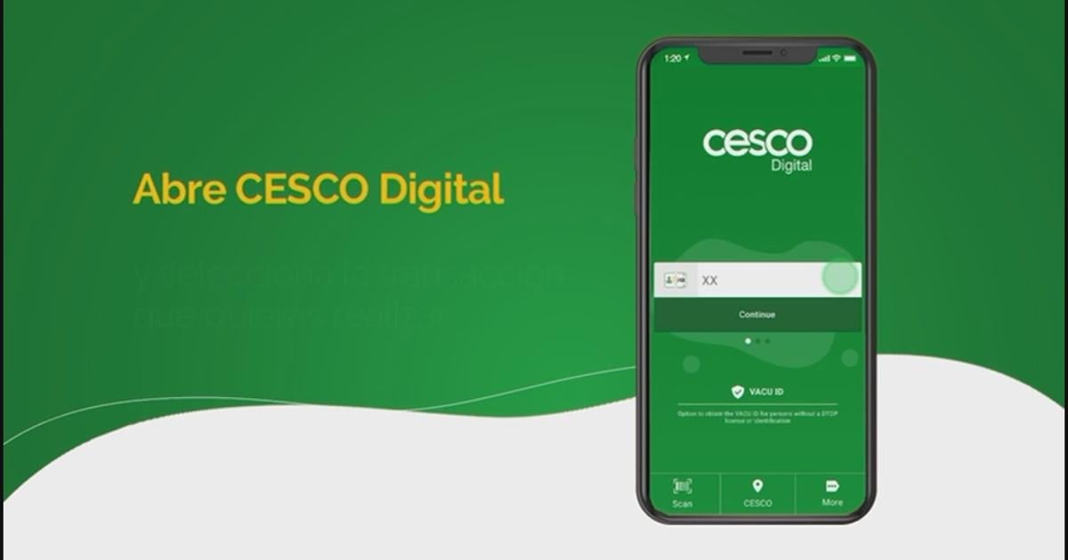 Licencia y registro de vehículo estarán disponibles desde esta semana en CESCO Digital