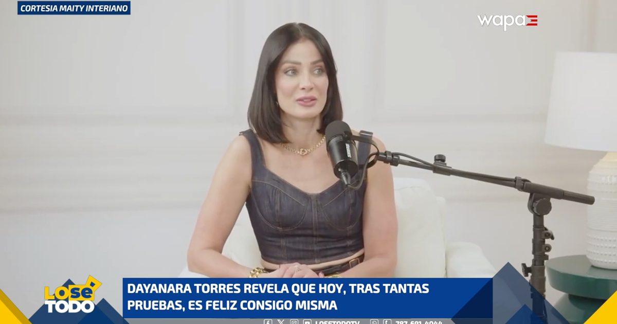 Dayanara Torres asegura que hoy es feliz consigo misma tras superar duras pruebas