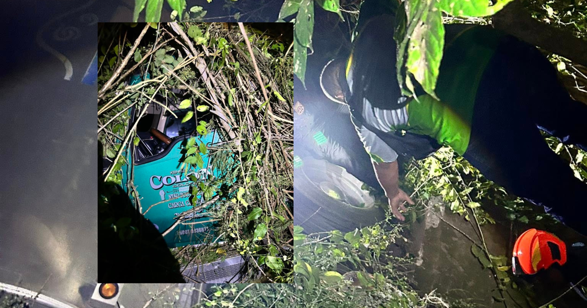 Rescatan a camionero ileso tras caer por barranco en el expreso PR-52 en Cayey