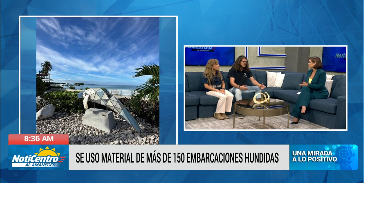 Esculturas hechas con restos de embarcaciones hundidas se instalan en municipios de Puerto Rico