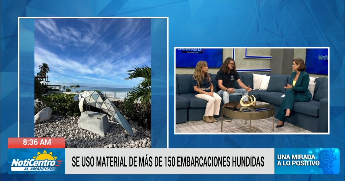 Esculturas hechas con restos de embarcaciones hundidas se instalan en municipios de Puerto Rico