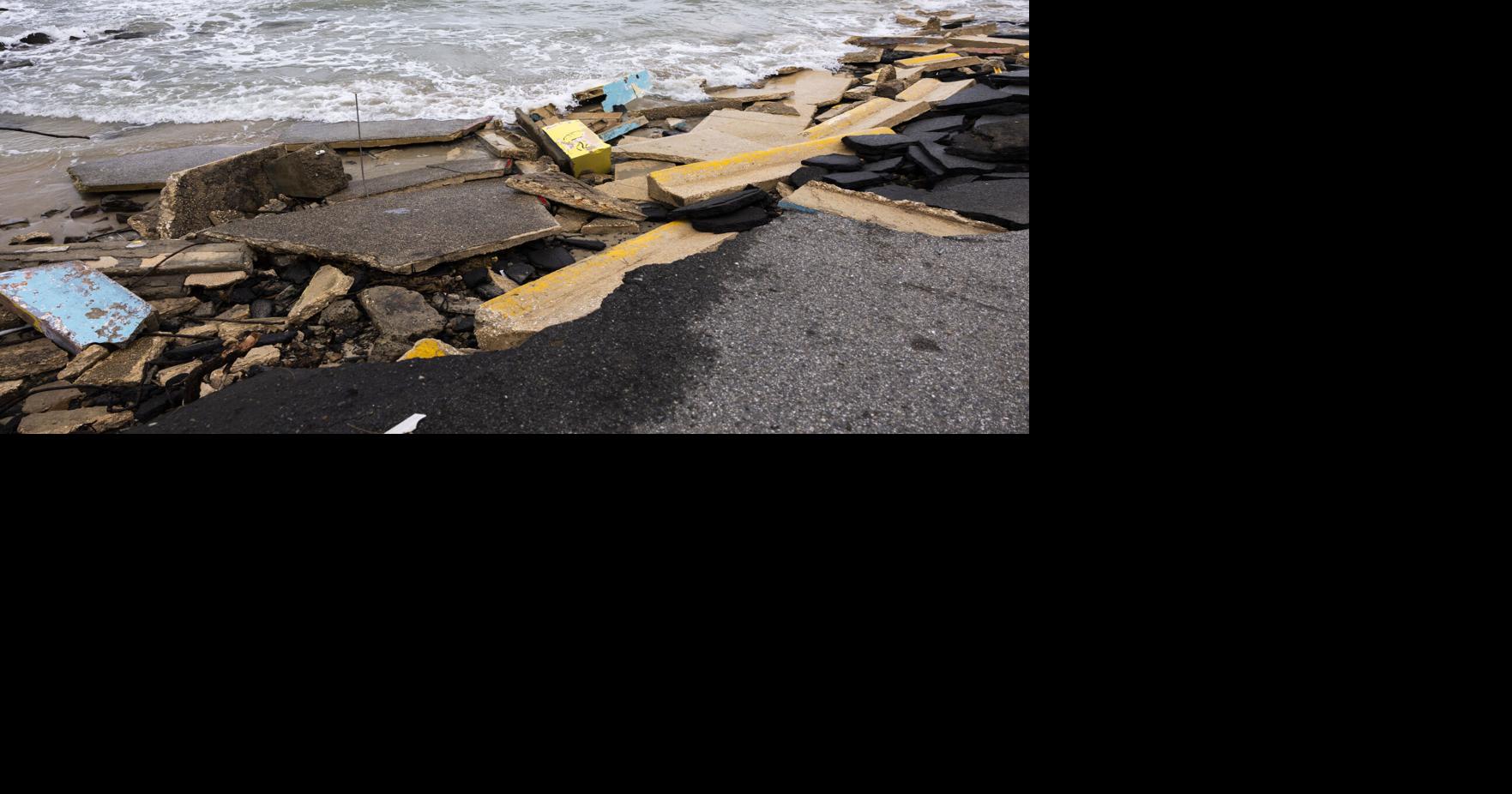 Gobernadora declara estado de emergencia tras erosión costera en costas del norte