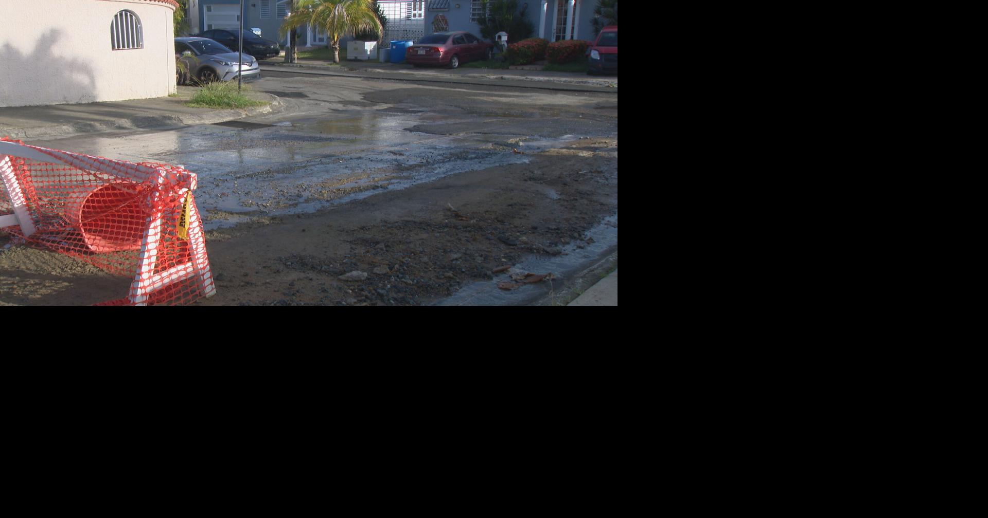 Salidero de cinco meses en El Cortijo de Bayamón sigue sin repararse en medio de sequía
