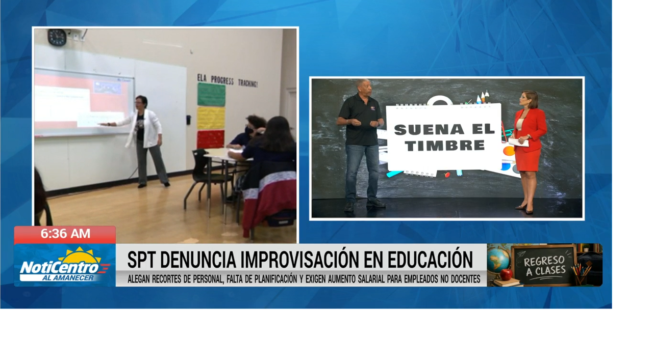 Sindicato denuncia inicio de año escolar improvisado por parte del Departamento de Educación