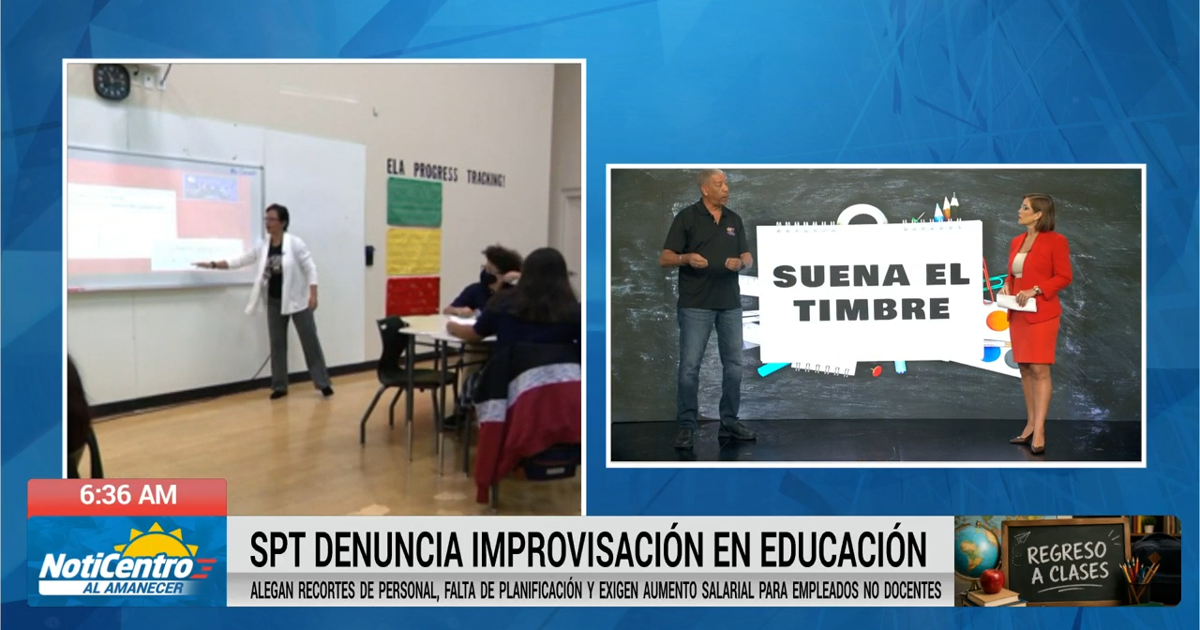 Sindicato denuncia inicio de año escolar improvisado por parte del Departamento de Educación