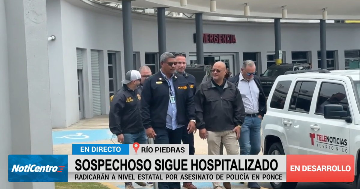 Sospechoso de asesinar a agente de la Policía en Ponce continúa hospitalizado