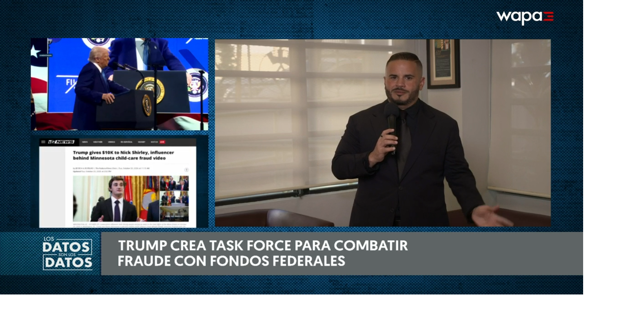 Trump crea programa con comisión del 1% para quienes reporten fraude con fondos federales