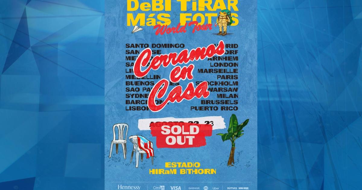 Sold Out: se venden los boletos para las dos funciones de Bad Bunny en el Bithorn