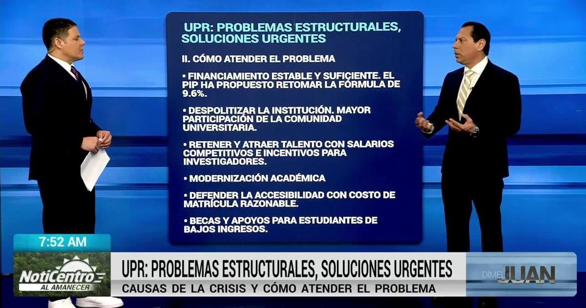 Dímelo, Juan: UPR sigue lastrada por recorte de dinero, Interferencia política