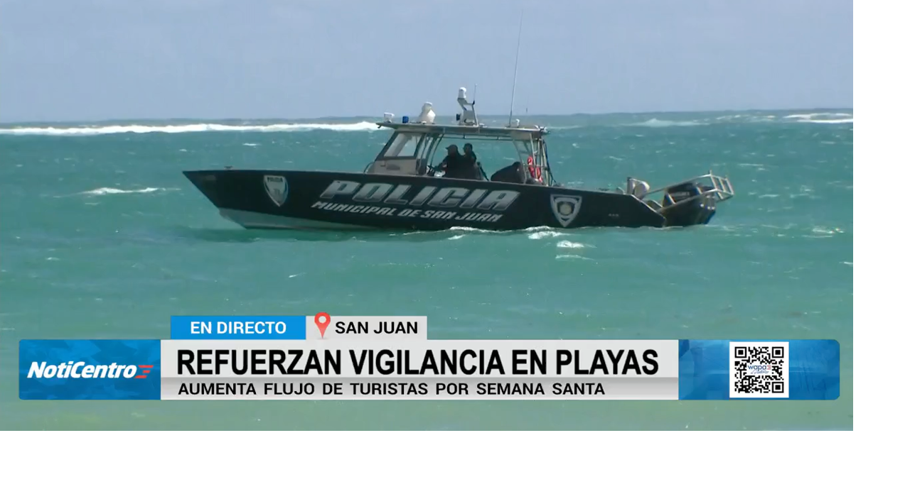 Policía de San Juan refuerza vigilancia en playas durante Semana Santa