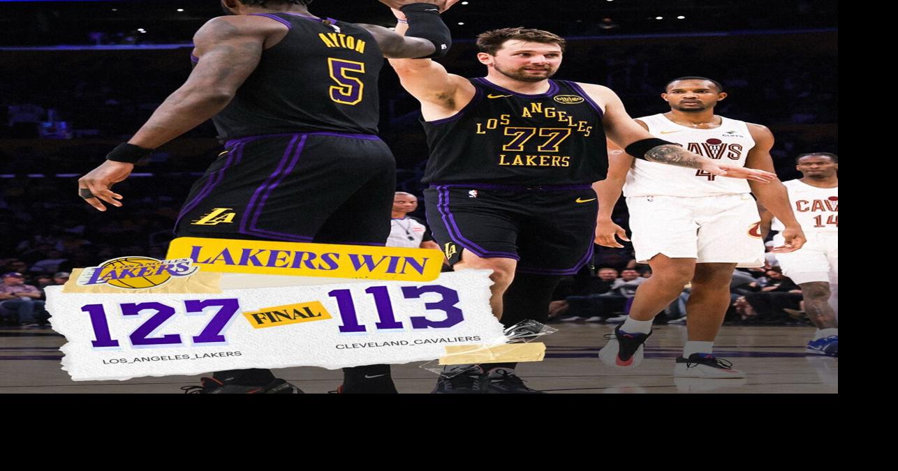 Doncic vuelve con 42 puntos en otra noche de récord de LeBron James