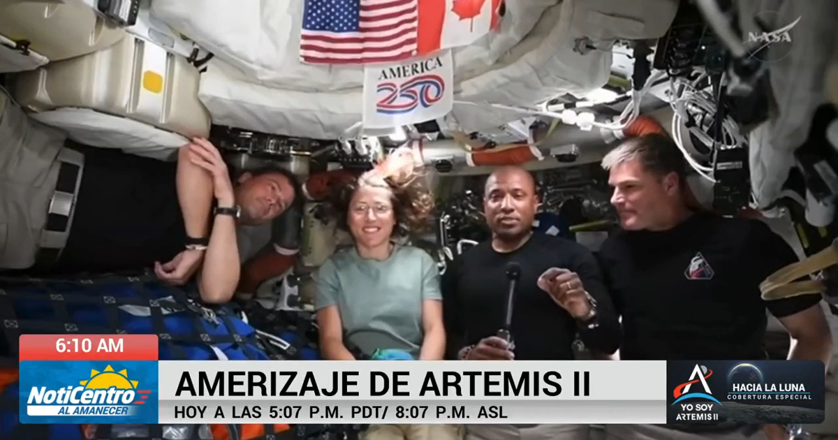 Astronautas de la misión Artemis II regresan hoy a la Tierra