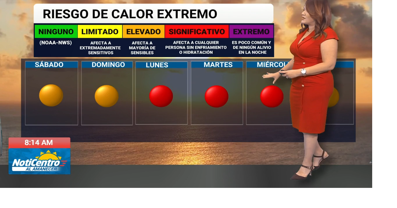 Tu Tiempo: se espera un fin de semana con riesgo elevado de calor extremo