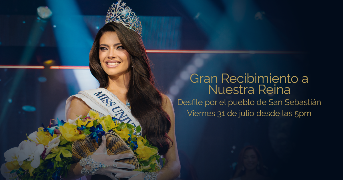 San Sebastián prepara recibimiento histórico para Miss Universe PR Jennifer Barreto el 31 de julio