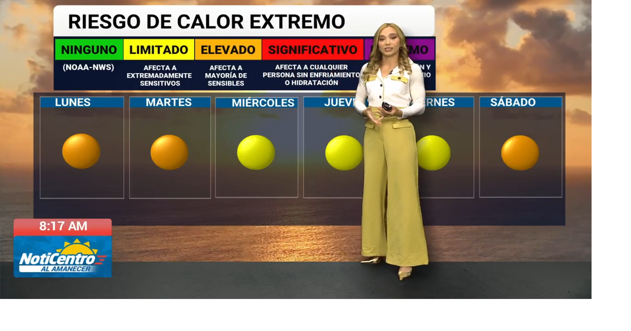 Polvo del Sahara y calor elevado marcarán el inicio de semana en Puerto Rico