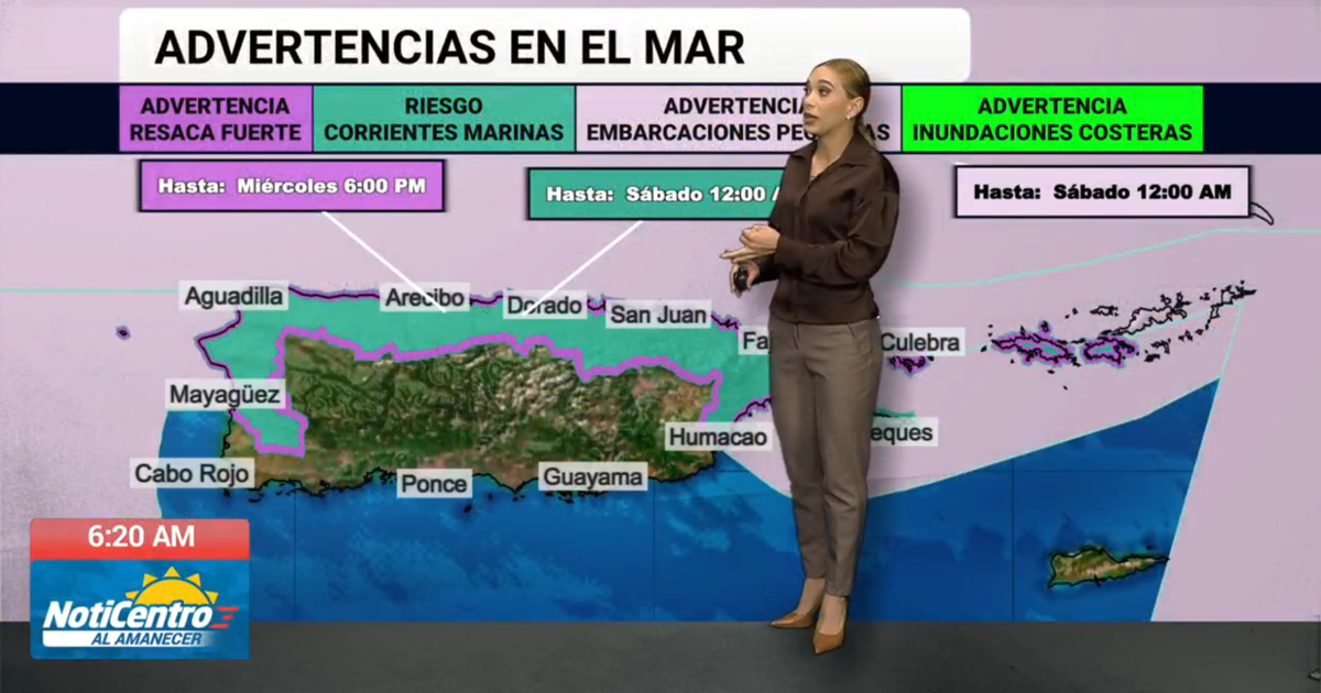 Tu Tiempo: Martes Santo nuevas rondas de lluvia y oleaje peligroso