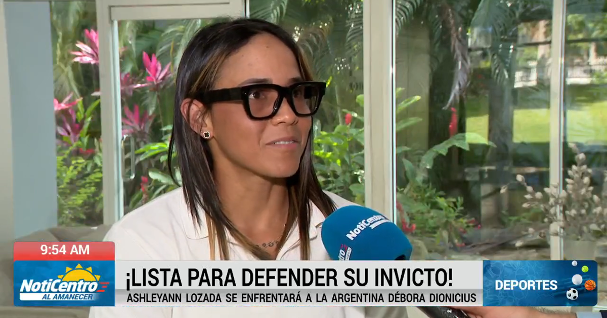 La boxeadora Ashleyann Lozada está lista para defender su invicto