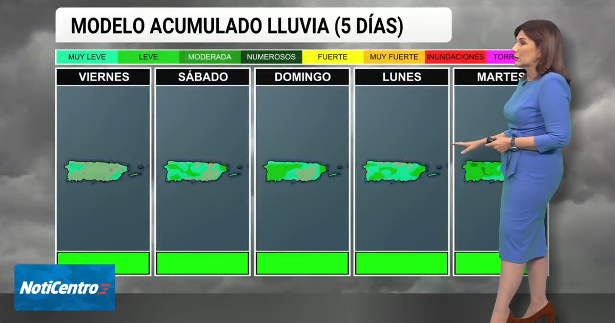 Lluvias por onda tropical continuarán hasta esta tarde; polvo del Sahara llegará este fin de semana