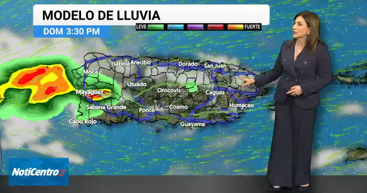 Débil onda tropical podría aumentar lluvias en Puerto Rico este fin de semana