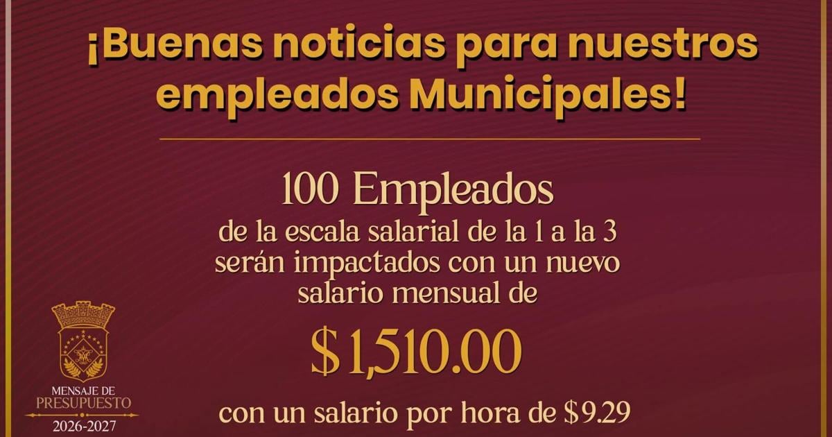 Municipio de Moca anuncia aumento salarial por debajo del mínimo y recibe críticas en redes