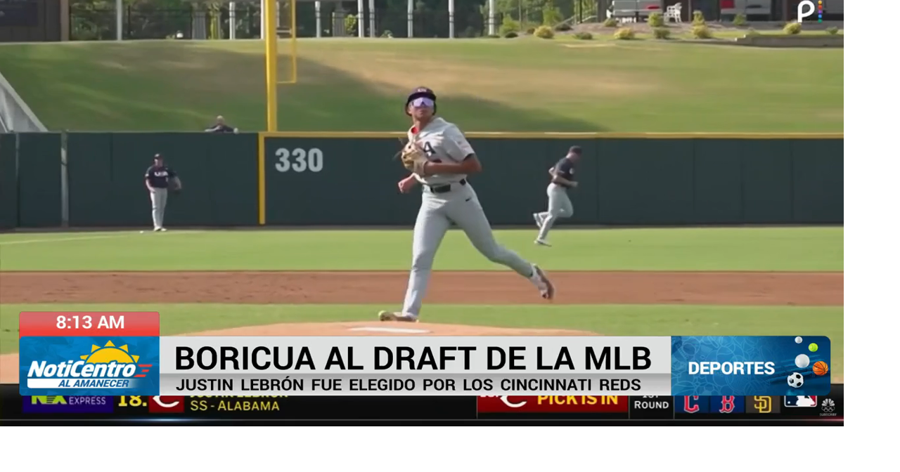 Justin Lebrón, campo corto boricua, seleccionado en primera ronda del draft de MLB por Cincinnati