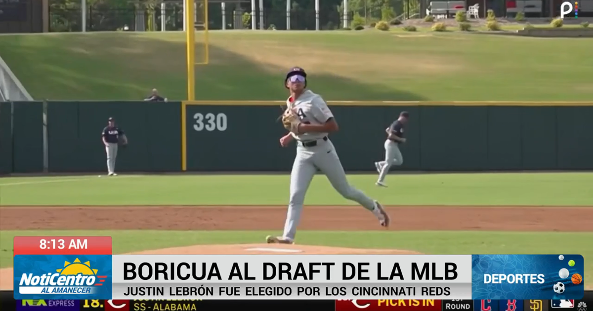 Justin Lebrón, campo corto boricua, seleccionado en primera ronda del draft de MLB por Cincinnati