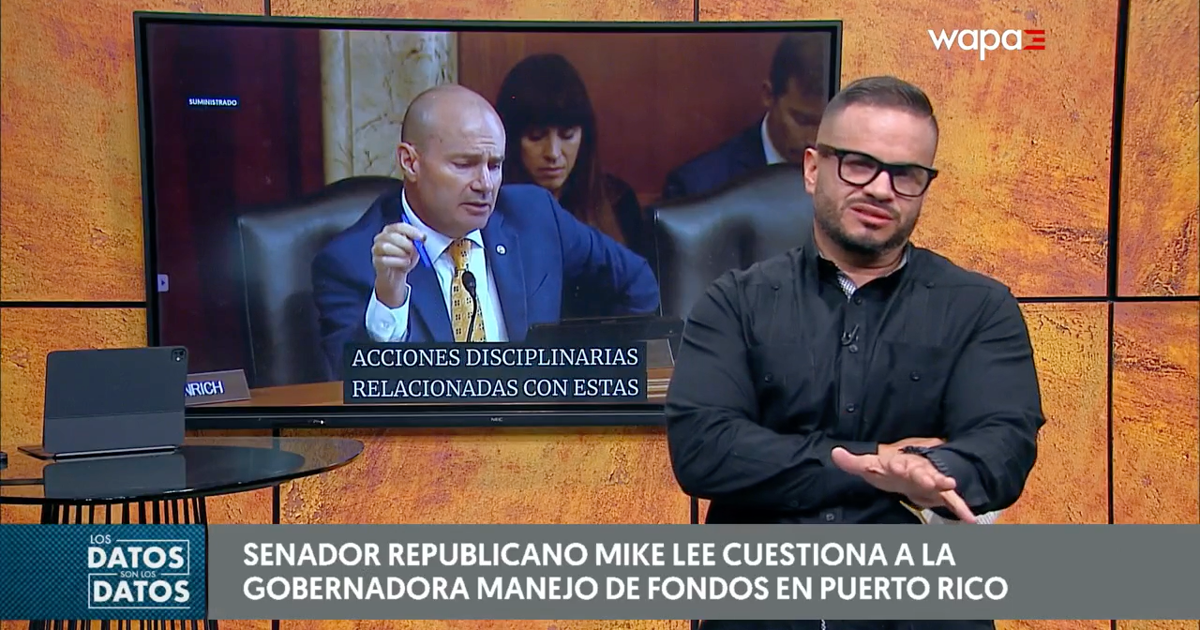 Gobernadora rechaza ante el Senado federal alegaciones de exsecretario Negrón Reichard