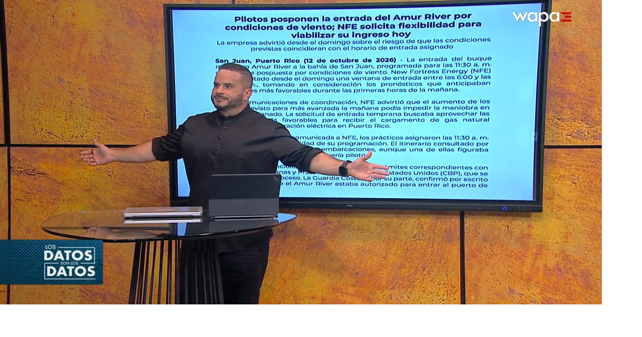 Jay Fonseca critica cancelación de entrada de barcaza de gas por programarse en hora de más viento