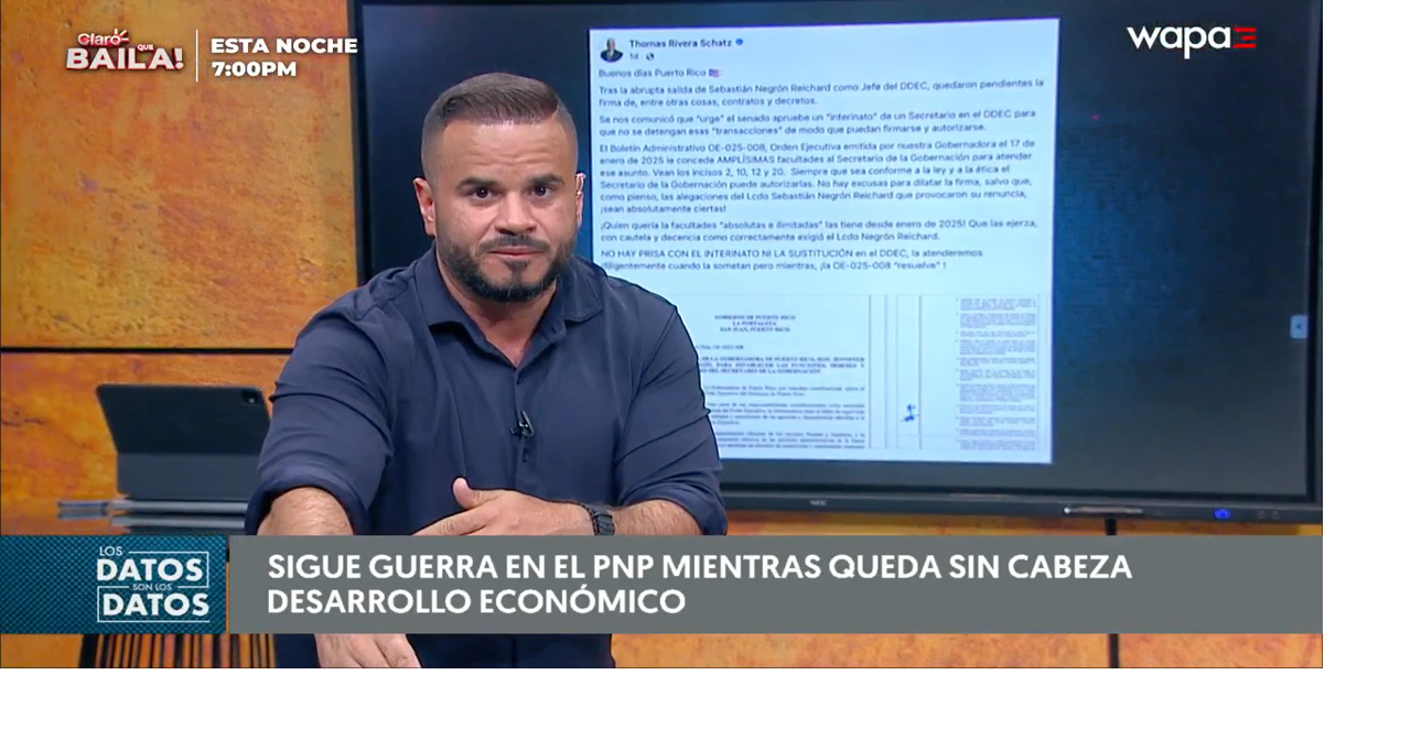 Jay Fonseca critica a Rivera Schatz por postura sobre vacante en el DDEC