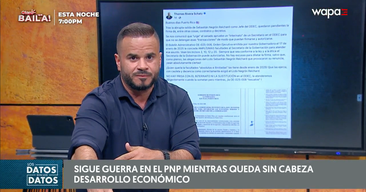 Jay Fonseca critica a Rivera Schatz por postura sobre vacante en el DDEC