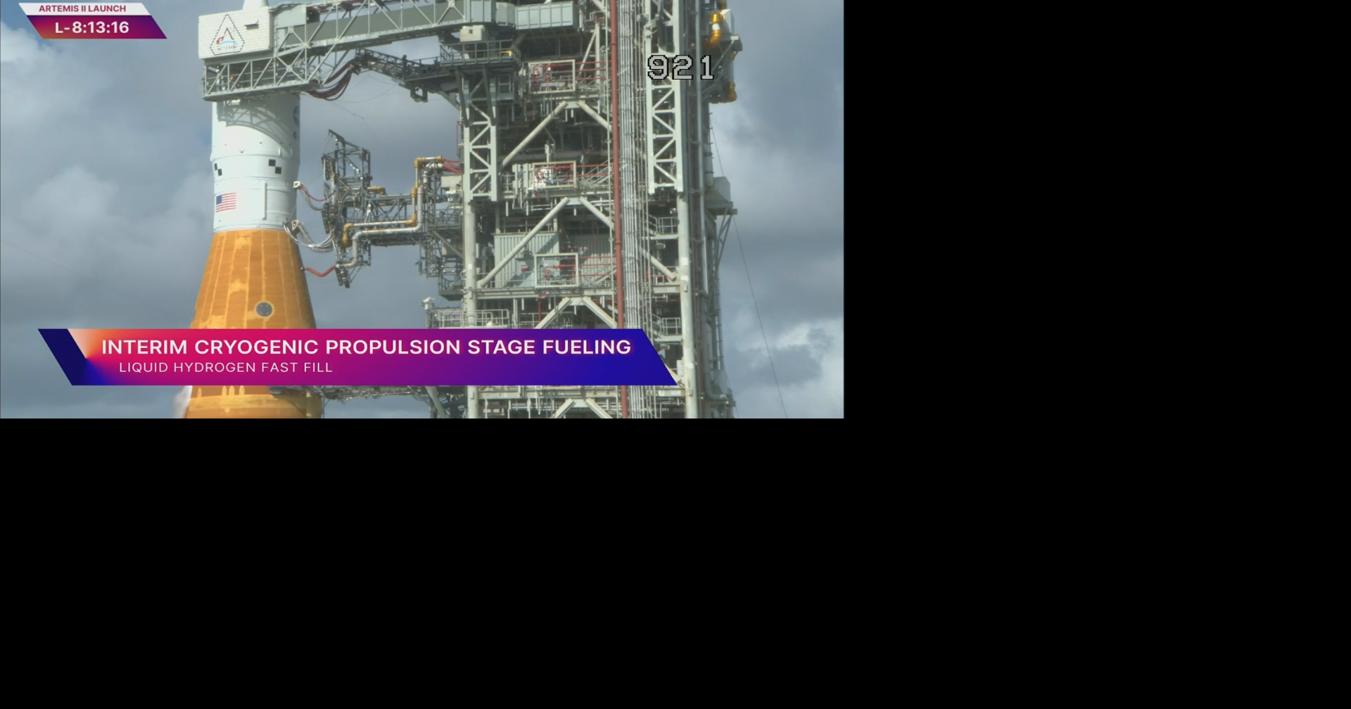 Comienza llenado de combustible del cohete SLS para misión "Artemis II"