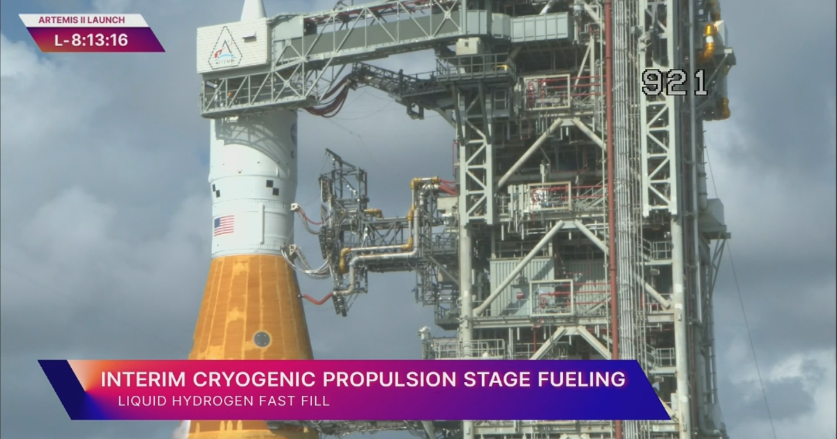 Comienza llenado de combustible del cohete SLS para misión "Artemis II"