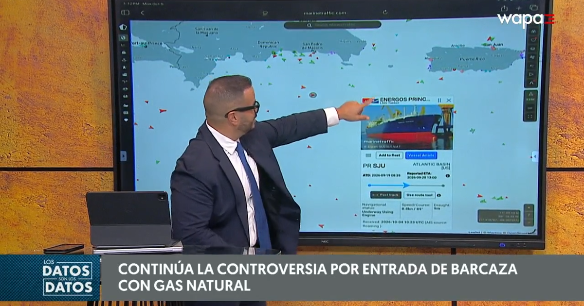 Controversia por buque de gas natural que no llegó a Puerto Rico; isla sigue usando diésel