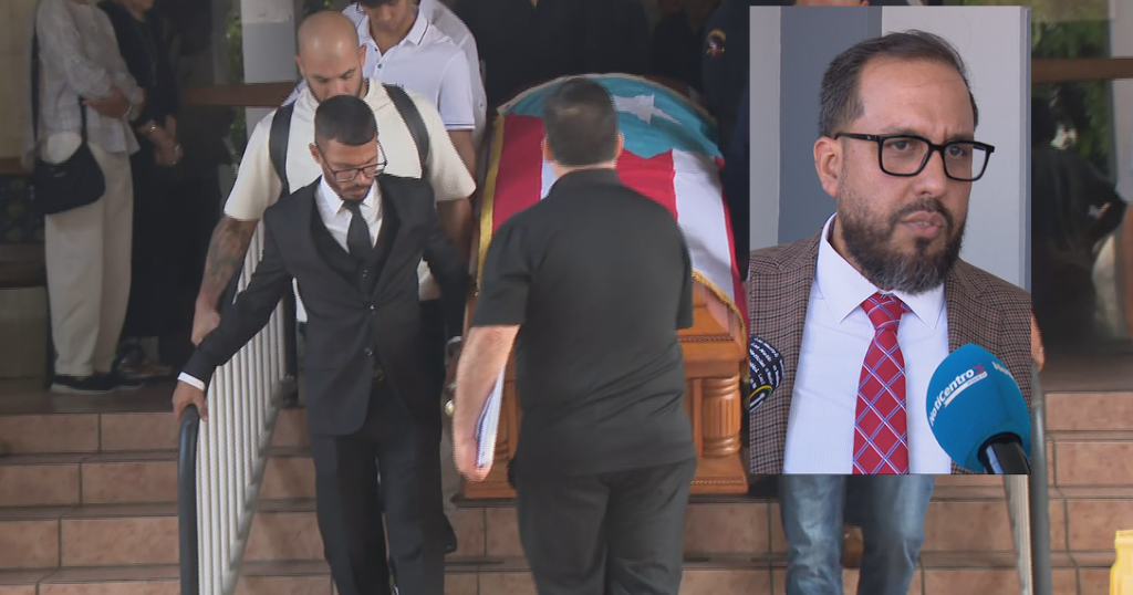 Dan último adiós al abogado Luis Quiñones González, asesinado a tiros en Ponce