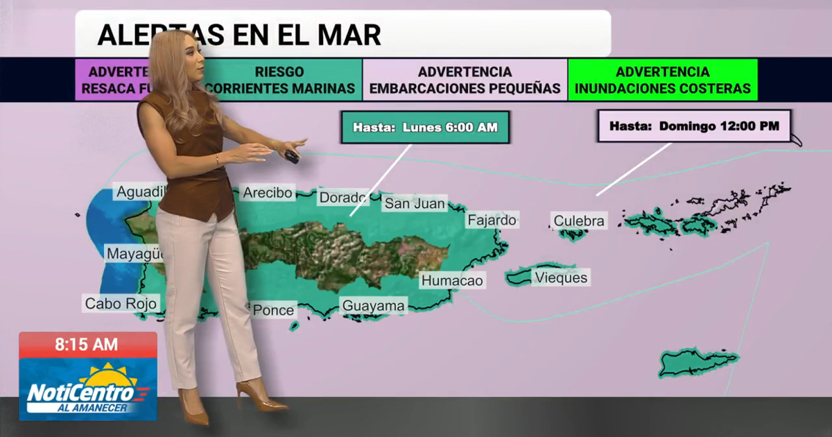 Advertencia de calor activa hoy; interior-oeste podría recibir aguaceros ligeros esta tarde
