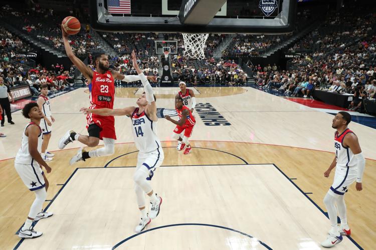 Amplia derrota de Puerto Rico frente a USA en segundo fogueo antes de ...